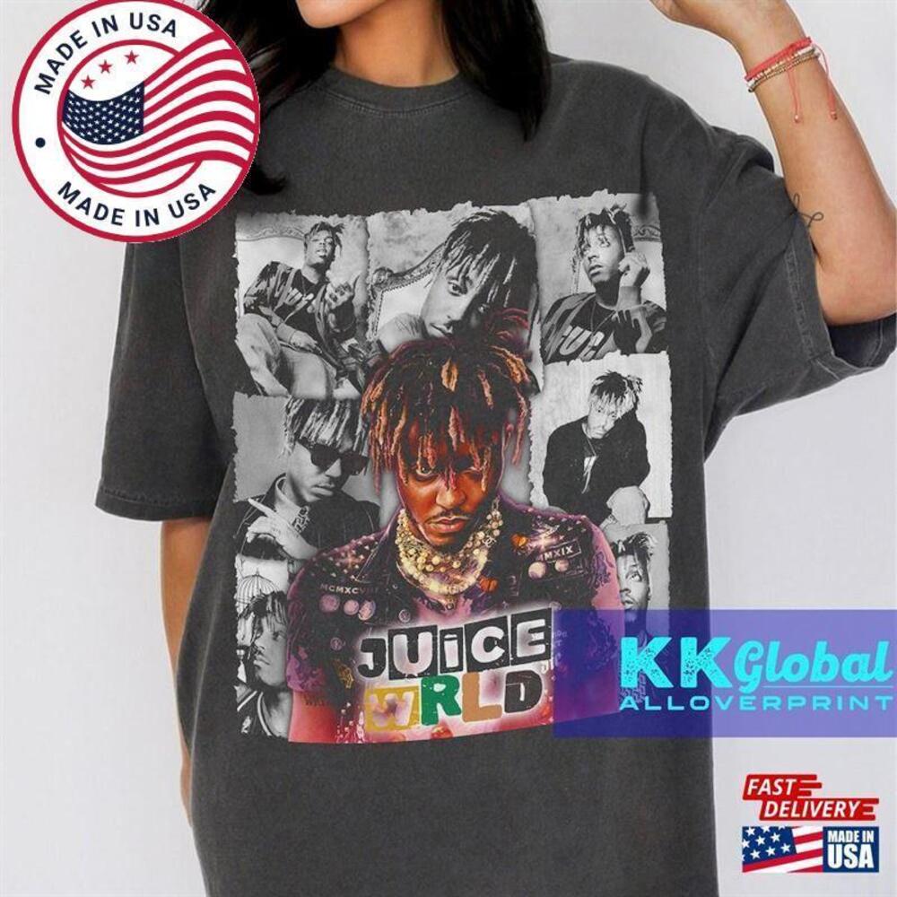 Retro Juice World 999 Hip Hop Music Tour 2023 Shirt By Edition tee